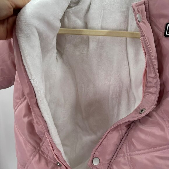Murmurbear Pink Rose Fleece-Lined Quilted Snow Suit 18-24 Months - Picture 9 of 16